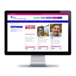 Image of fundraising page on Mind in the Vale of Glamorgan website.